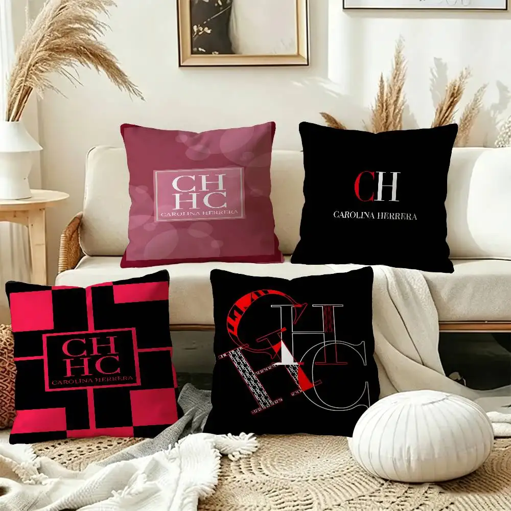 C-CarolinaS Fashion H-HerreraES Cushion Cover Pillowcase Upholstery Sofa Throw Pillow Home Decor Pillowcas