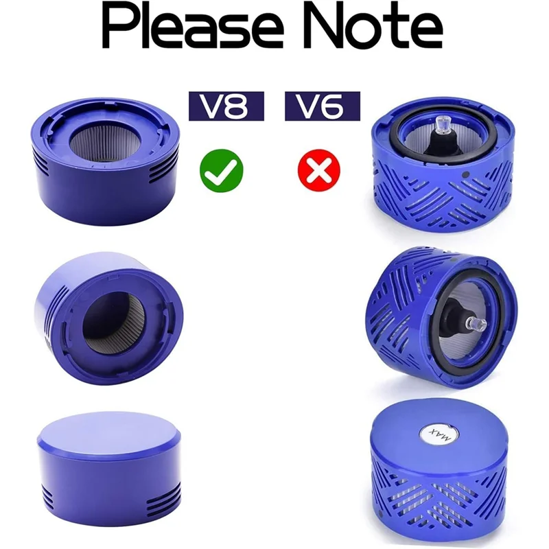 

Комплекты вакуумных фильтров IALJ для постфильтров Dyson V8 V7 HEPA, предварительных фильтров, заменяет детали 965661-01 и 967478-01