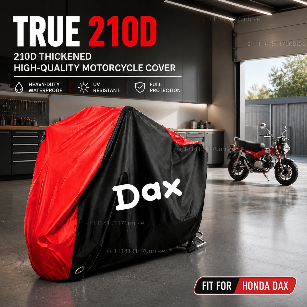 Funda para motocicleta HONDA DAX125 ST125 ST 125 2022-2026 DAX 125 210D, impermeable, a prueba de polvo, protección UV, cubierta para lluvia