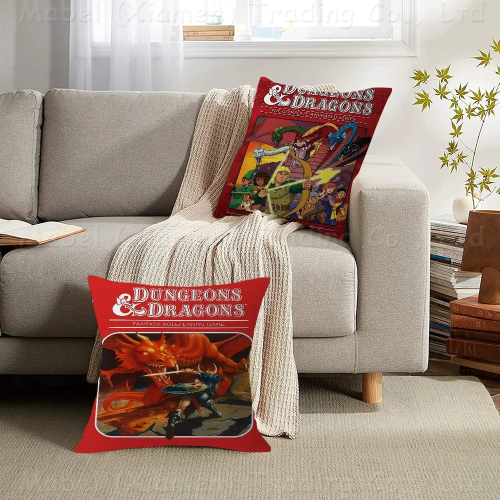 Dungeons And Dragons Pillowcases Home Bedding Decorative Pillow Cover Wedding Super Soft Pillow Case