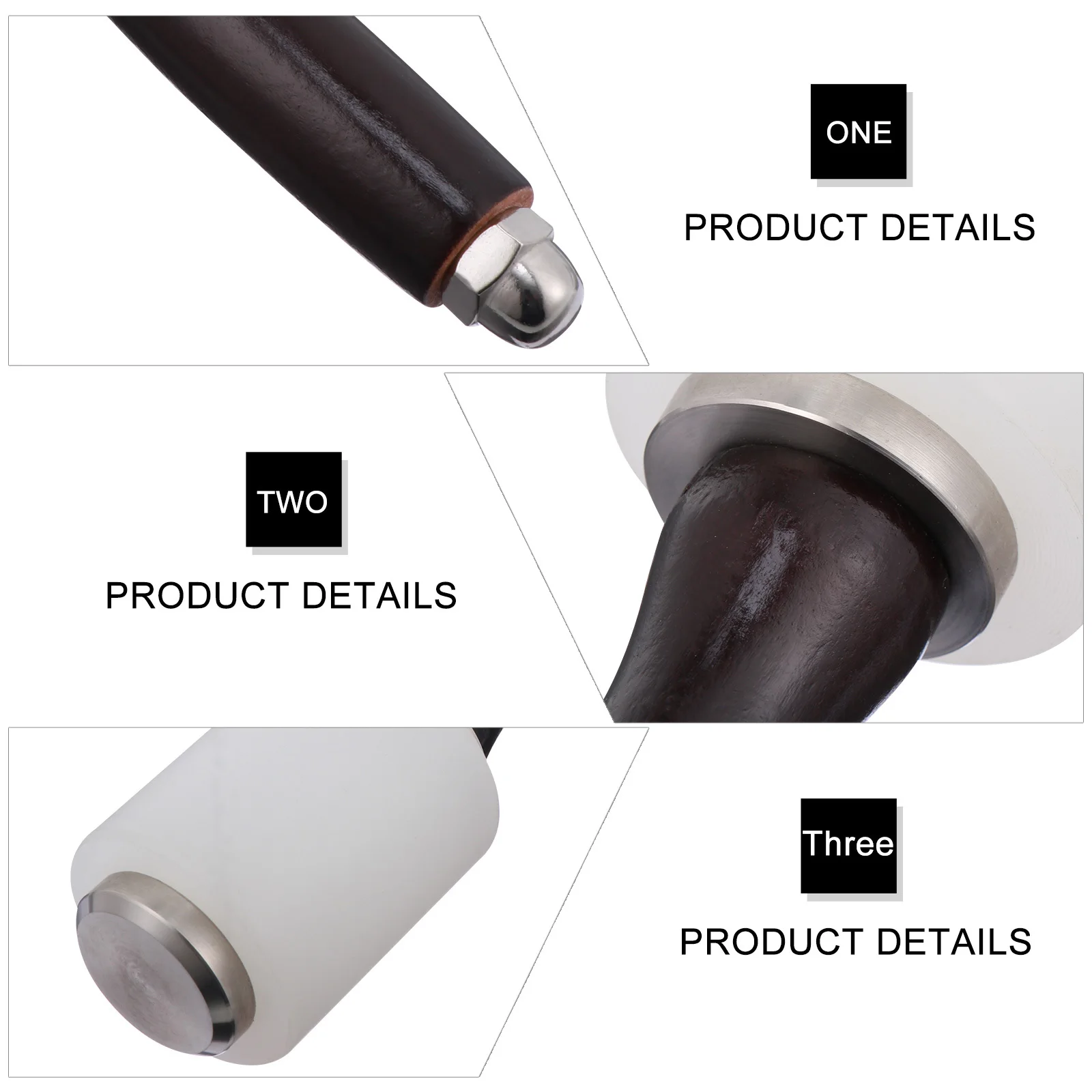 

1Pcs Leathercraft Carving Hammer Wood Handle Ergonomic Design DIY Engraving Tool Printing Hammer for Leatherwork