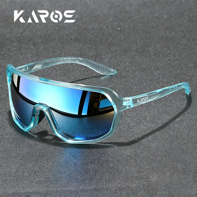 Óculos de sol esportivos polarizados KAROS com proteção UV400 antirreflexo para dirigir, ciclismo, caminhadas, atividades ao ar livre para homens e mulheres