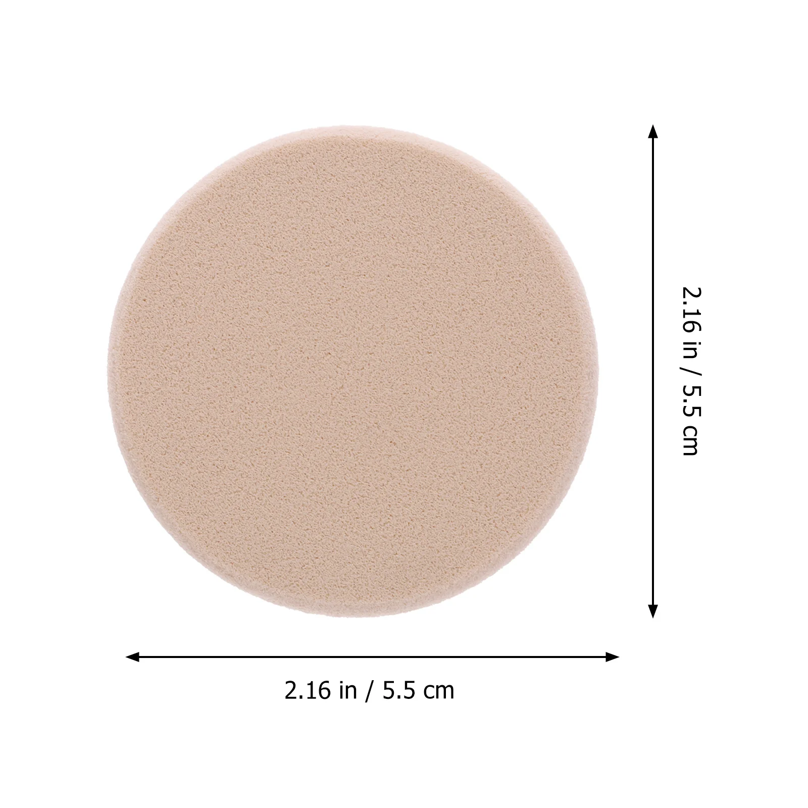 Spugne per trucco durevoli per soffio di cipria da 2 pezzi, sicure per spugna di bellezza per soffio di cipria fragile da viaggio a casa