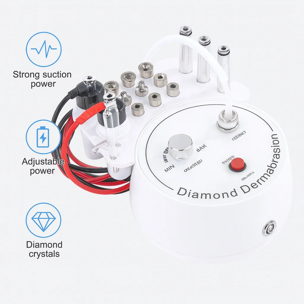Máquina profesional de microdermoabrasión de diamante 3 en 1, máquina de belleza para exfoliación en aerosol de agua, herramientas de pelado Facial para eliminación de arrugas