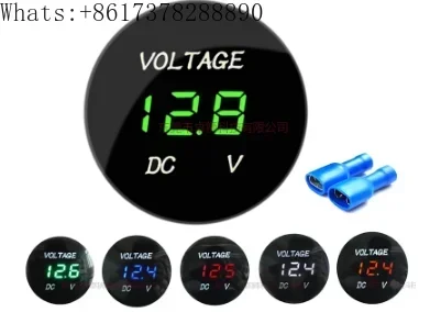 New DC12-24V Automotive DC Digital Display Voltmeter Modified Measurement Instrument