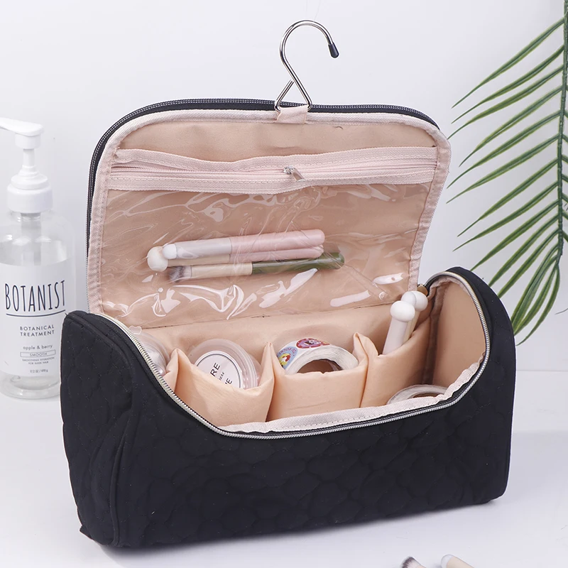 Hideable Hanging Hook Hair Dryer Case Portable Dustproof Travel Hair Tools Pouch Large Capacity Curling Iron Storage Bag