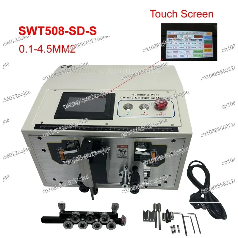 

0.1-8.0Mm2 automatic 220V 110V adjustable wire stripping and cutting machine SWT508SD SWT508C SWT508E wire stripping machine