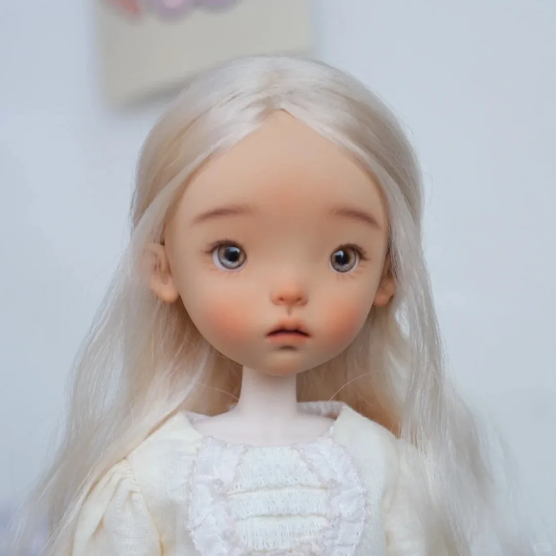 new BJD doll 1/6 landoudou cute beautiful girl makeup high quality resin toy gift baby angel dolls in offers artic Free shipping