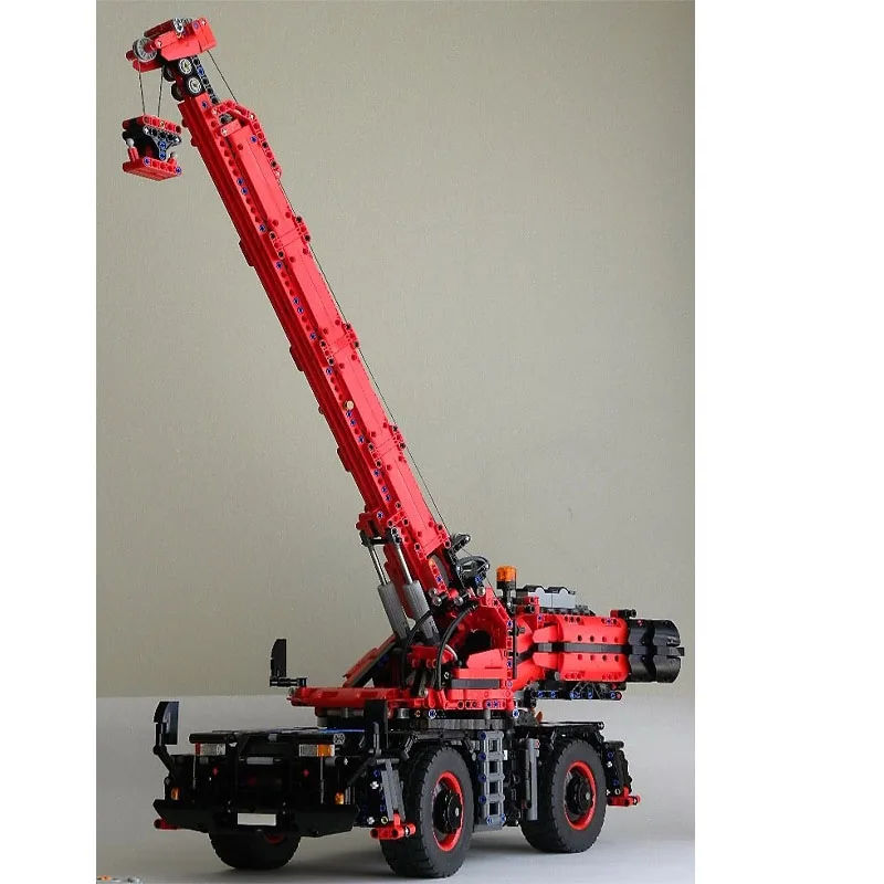 

MOC-68437 Новый пульт дистанционного управления Rough Terrain Crane, модель строительного блока • 3596, детали, детская игрушка на день рождения для мальчиков, подарок