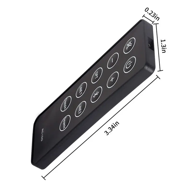 A31T Replacement Remote Control RC10D RC100 for Edifier R2000DB Soundbar Bluetooth Bookshelf Speakers, Black 1 PCS