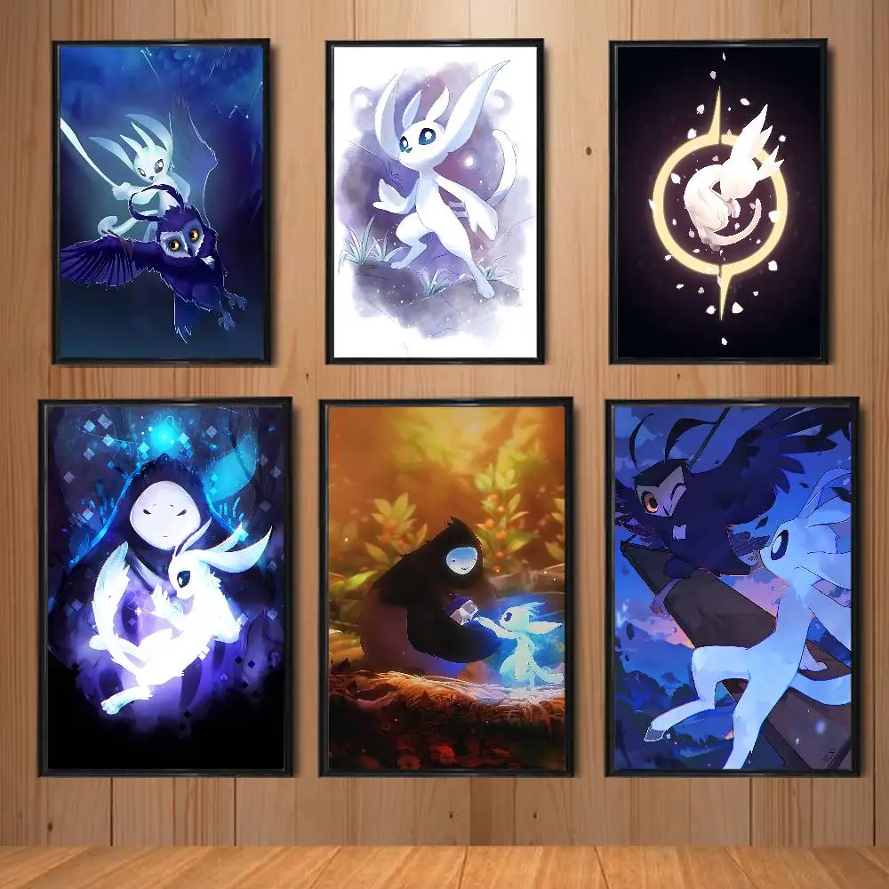 

game cool Ori and Blind Forest Poster Poster Paper Print Home Living Room Bedroom Entrance Bar Cafe Art Painting Decoration