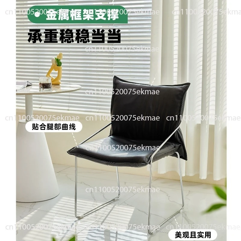 Light luxury dining chair simple office chair leisure back rental household small apartment single