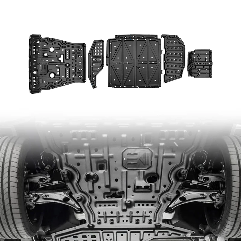 New Design Aluminum Alloy Under Engine Chassis Guard Protection Skid Plate Chassis Skid Plate for V27 Accessories