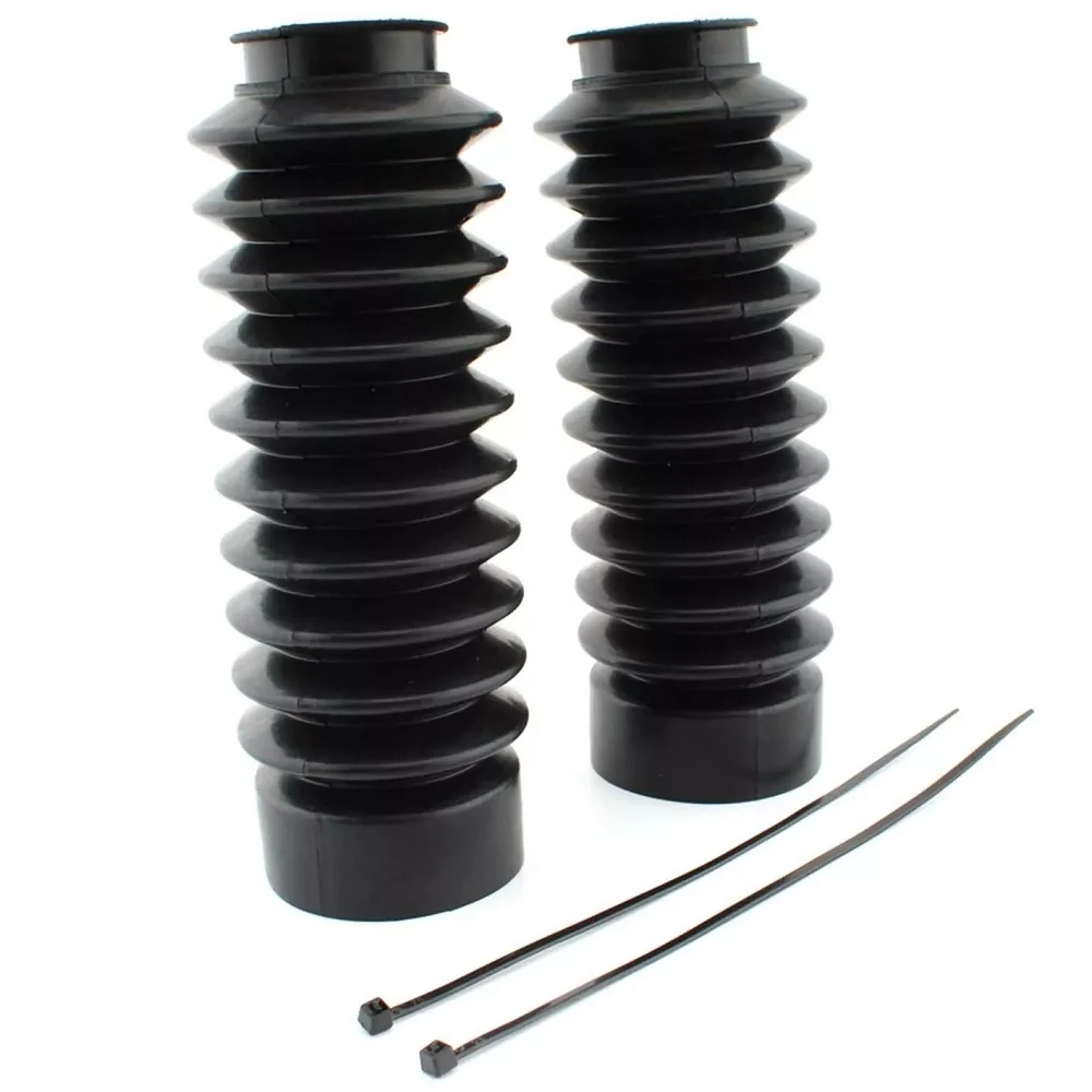 Motorcycle Rubber Front Lower Fork Shocks Cover Suspension Dust Gaiters Boots For Honda CB400SS CL400 CB400 CB500 view 4