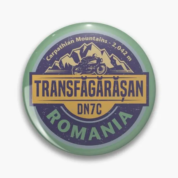 Transfagarasan Highway Romania  Soft Button Pin Brooch Fashion Gift Hat Clothes Badge Decor Cute Women Funny Creative Cartoon