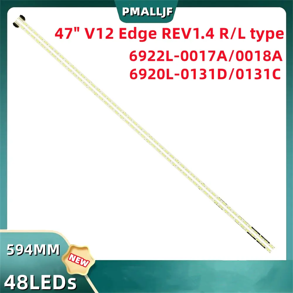 LED Backlight For Panasonic TX-L47ET5B TC-L47ET5 TX-L47ET5E TX-L47ETF52 TX-L47ETW5 TH-47LF60W 47LT560E 47LS579C 47LS4100 M470SL