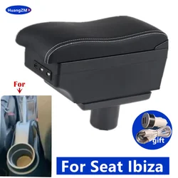 For Seat Ibiza 6j Ibiza 6L Armrest Box for Seat Ibiza Car Armrest Storage Box 2010-2019 Dedicated Retrofit Car Accessories