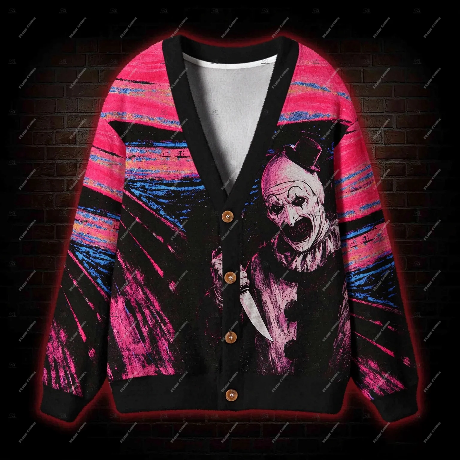 Christmas Halloween Witch Dark Style Outfit Vintage Cardigan Sweatshirt 3DPrint Harajuku Streetwear Casual Funny Long Sleeves Q5