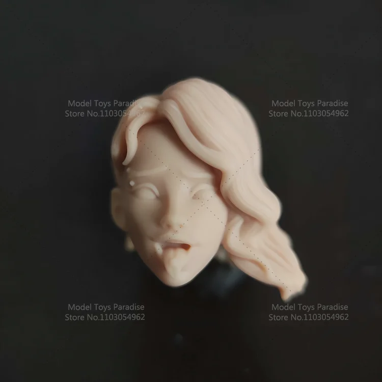 DIY sin pintar, escala 1/12, soldado de mujer Gwen, modelo blanco, cabeza de araña, cabeza de superhéroe esculpida, cuerpo de figura de acción de 6 pulgadas