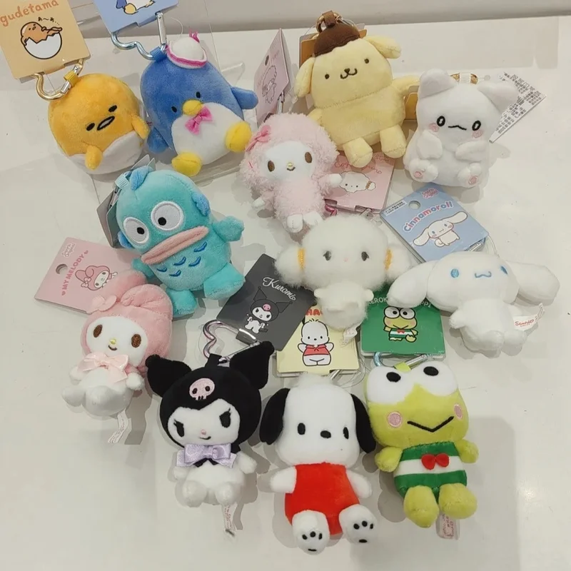 

Sanrio Hello-kittys Melody Pendant Kuromi Pacha Dog Love Buckle Bag Pendant Cute Gifts For Girls Holiday Surprise Collectibles