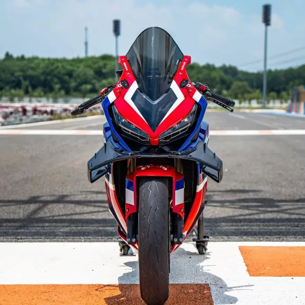New Motorcycle Accessories Port Downforce Naked Front Spoilers Aerodynamic Wing Fairing For CBR650R cbr 650 r 2024-2025 - view 3
