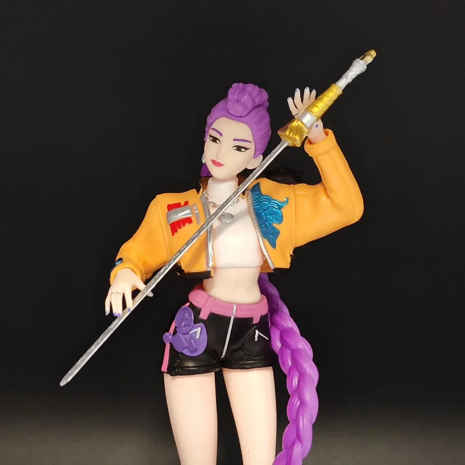 Heißer 22cm Anime KPop Teufel Hunter Statue Spielzeug Puppe Rumi Zoey Action Figure PVC Modell Desktop Ornament Spielzeug Fans Geburtstag geschenke