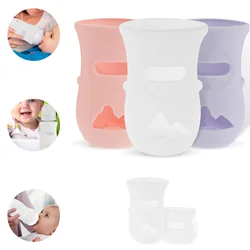 Silicone Sleeves Silicone Baby Bottle Cover Insulated Glass Bottle Compatible AVENT Glass Natural Baby Bottle 4/8Oz