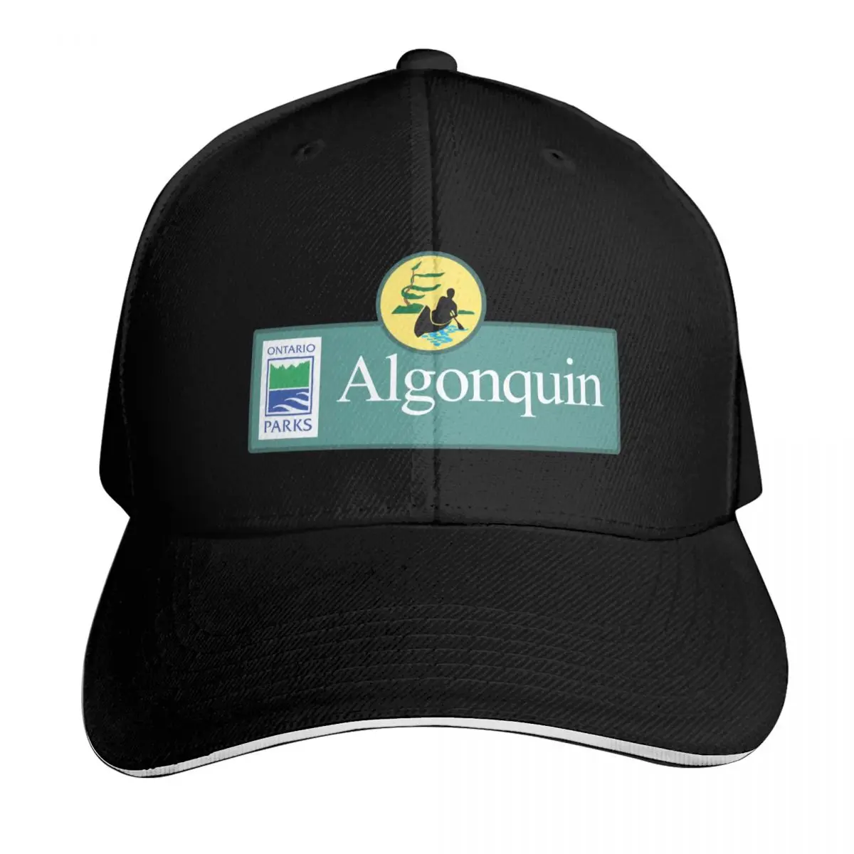 Algonquin Park Sign Baseball Cap Big Size Hat black Golf Hat party Hat Women's 2026 Men's