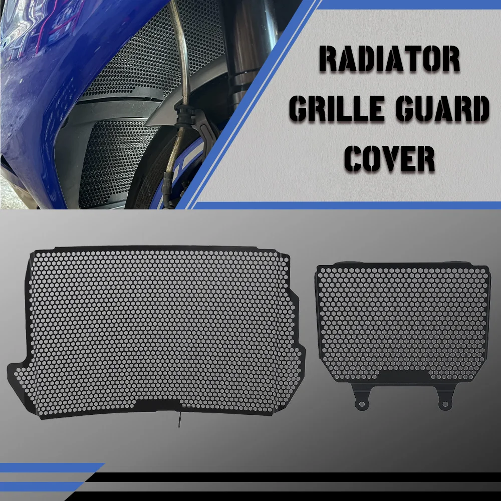 For Yamaha YZFR1 YZFR1M YZF R1 R1M 2015 2016 2017 2018 2019 2020 2021 2022 2023 2024 Radiator Grille Guard Oil Cooler Cover