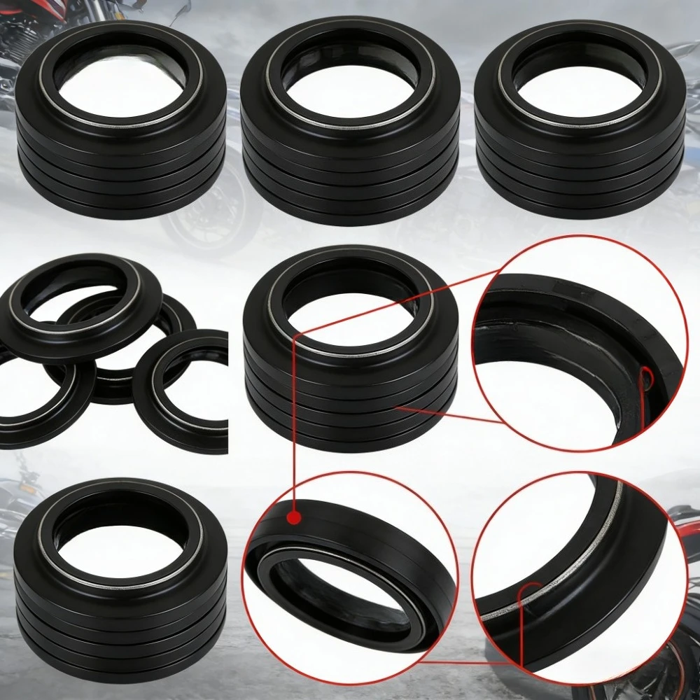 

41x54x11mm 41 54 11 Front Fork Oil Seal & Dust Cover For Harley Davidson 1340 1450 1584 1690 1745 1800 Road Electra SOFTAIL Dyna