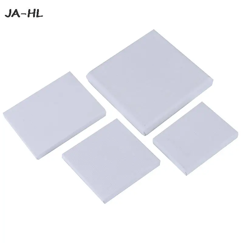 Hot! White Blank Mini Small Stretched Artist Canvas Art Board Acrylic Oil Paint frame Photo Frame