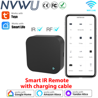 Tuya IR RF Remote Control WiFi via SmartLife for Smart Home Supported Fiexd RF Code 433MHz 315MHz work with Google Home Alexa