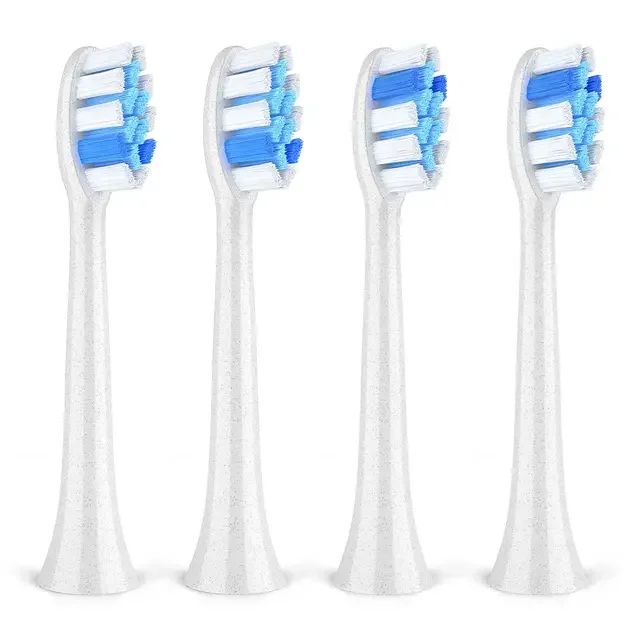 "Replacement Brush Heads for P11 Electric Toothbrush - Black & White"