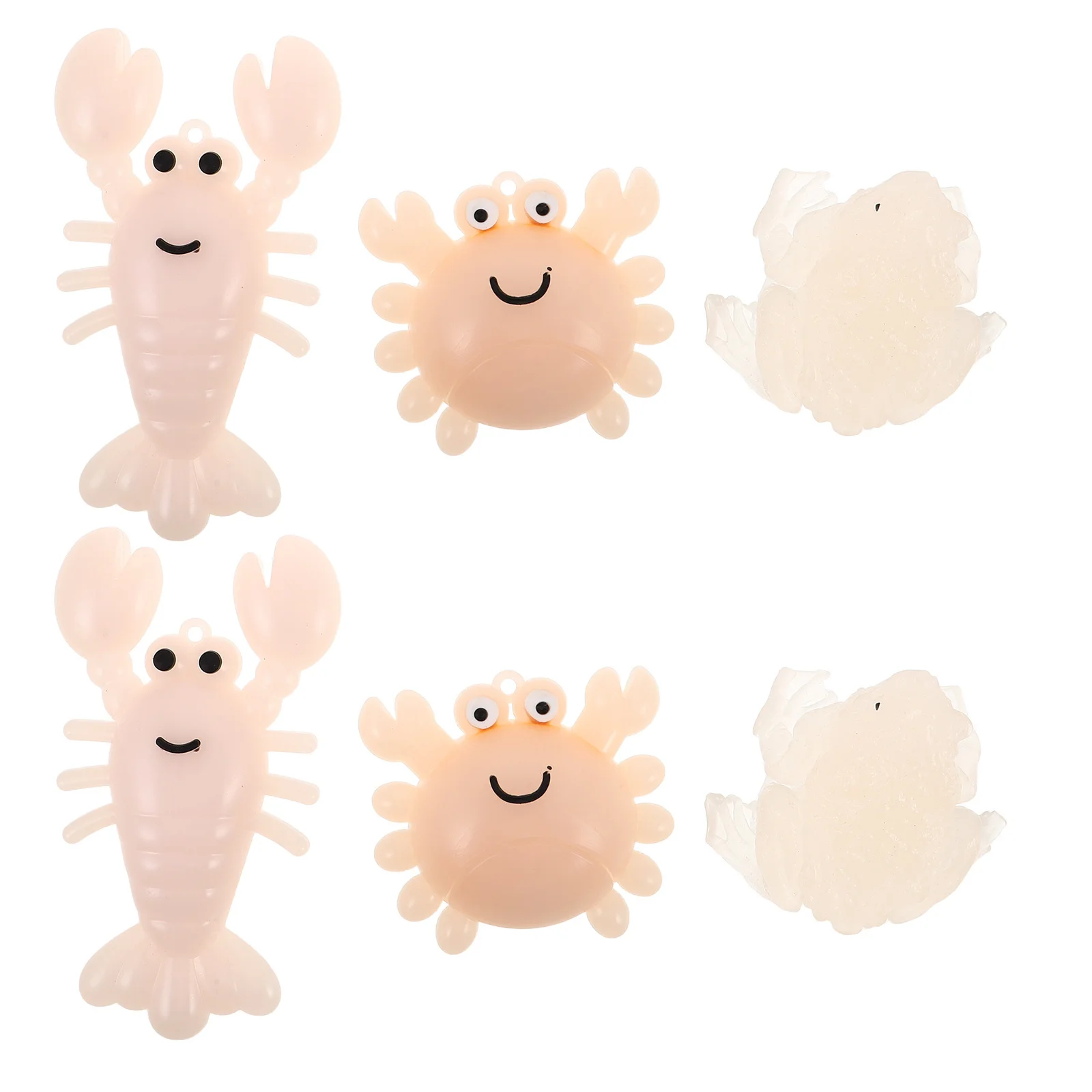 

6 шт., меняющие цвет животные, Непоседа, активируемая солнцем, ванна для снятия стресса, мягкий краб, лобстер, сенсорные мягкие игрушки, забавные игры на открытом воздухе