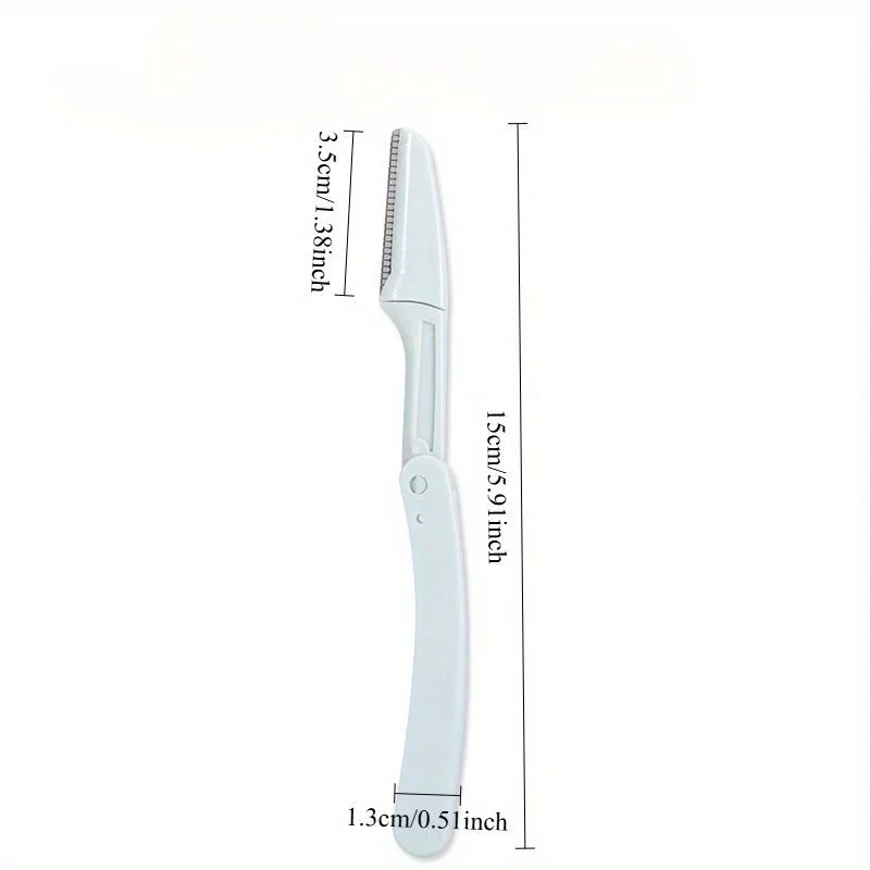 1/5pc Safe Folding Ladies Face Shaver Eyebrow Trimmer Blade Anti-Scratch Razor Makeup Tools Eyebrow Trimmer Face Razor for Women