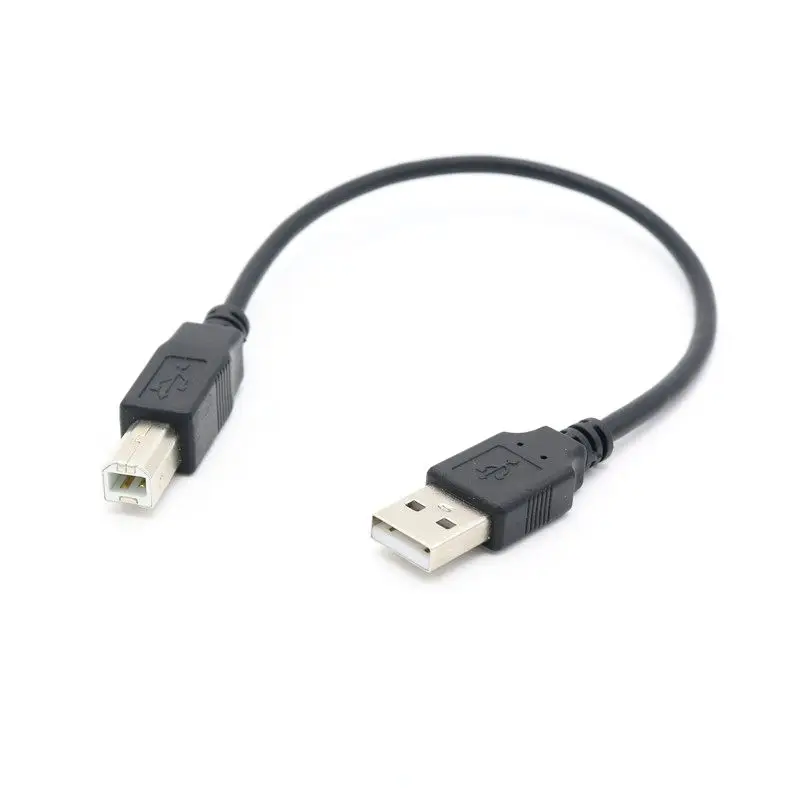 USB 2.0 A Male To USB B Nam Loại B BM Lên & Xuống & Trái & Phải Góc Máy In máy Quét 90 Độ Cáp BM Góc Cạnh 0.3M-1.5M