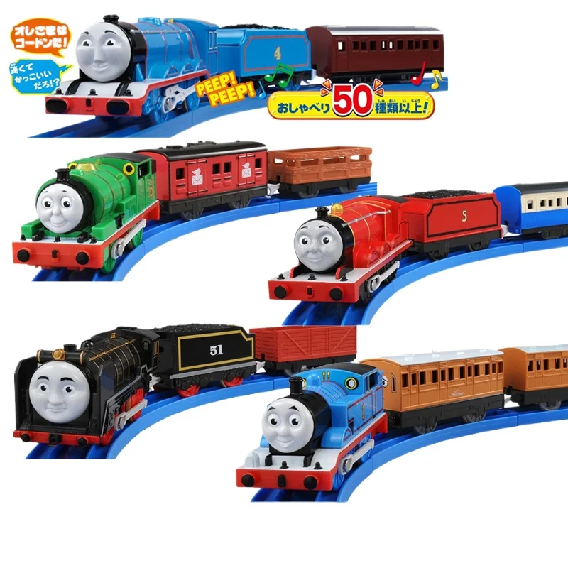 TAKARA TOMY Thomas & Friends Train Boys Toys Diecast Hiro James Gordon Percy Can Speak English Janpanese Motorized Engine Gift