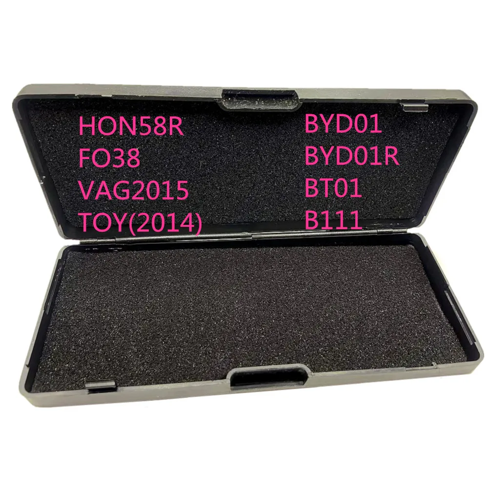 LiShi 2 in 1  HON58R FO38 VAG2015 TOY(2014)  BYD01 BYD01R B111 BT01 Decoder and Pick Locksmith Tools For Hyun dai Toyo