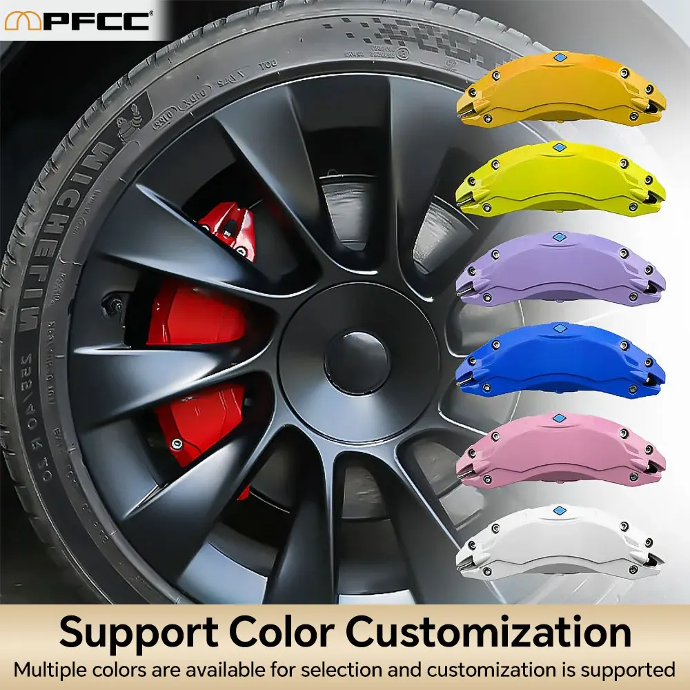 

For Tesla Model 3/Y 2021-2023 18-20 inch Wheel Hub Brake Caliper Covers Aluminum Alloy Car Modification Accessories