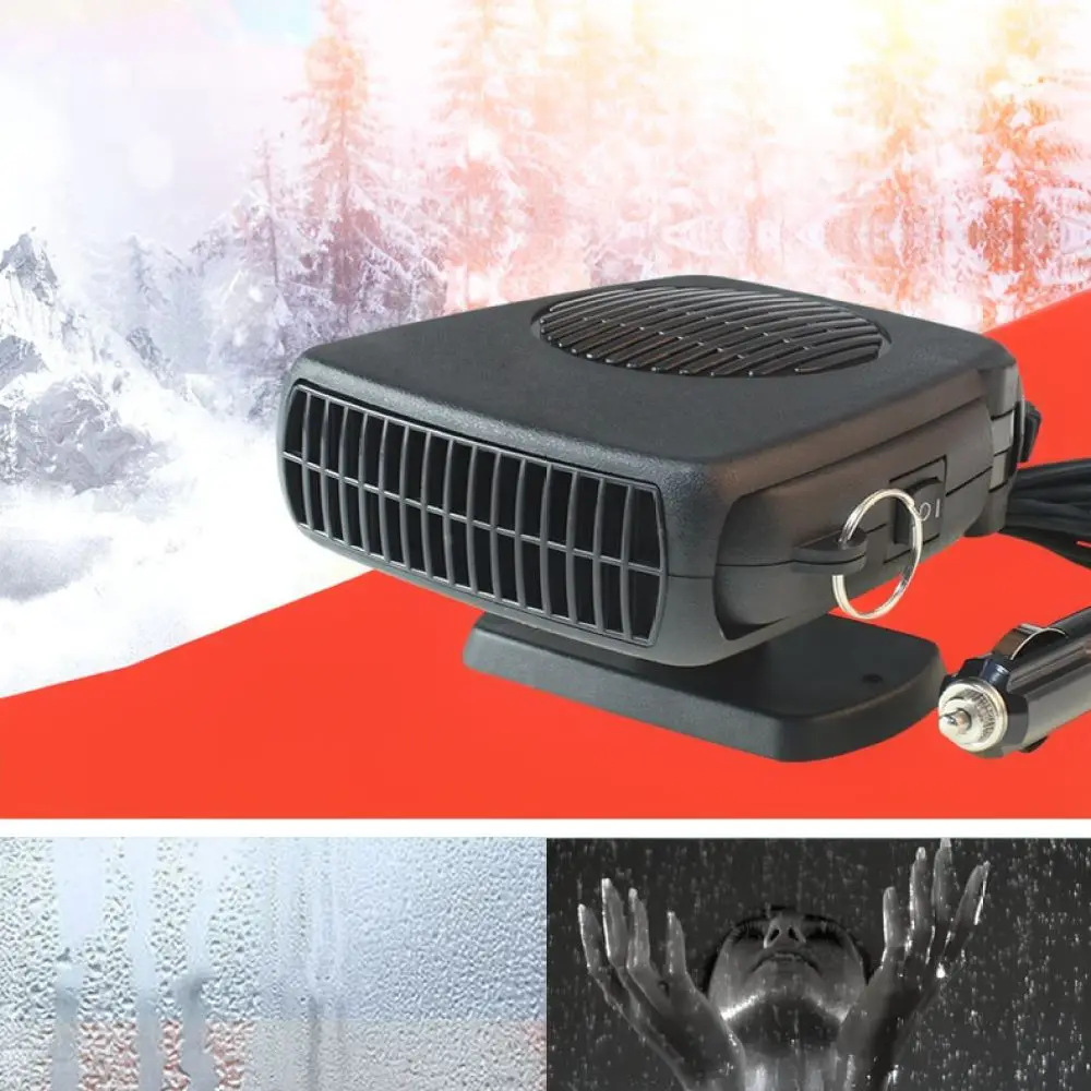 Car Heater 12V 24V Portable Auto Warmer Fan Defroster Defogger Fast Heating Cooling Device Vehicle Windshield Demister Dryer