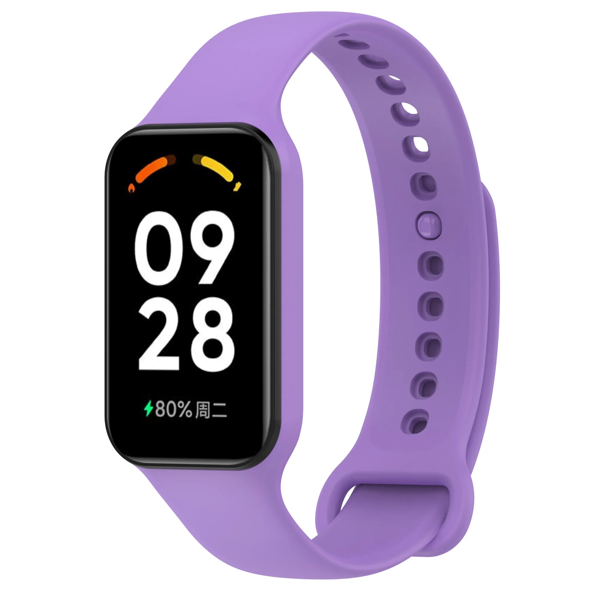 Silikonarmband für Redmi Smart Band 2 / Xiaomi Band 8 Active, Ersatz-Sportarmband, Armband, Correa-Armband – Detail 19