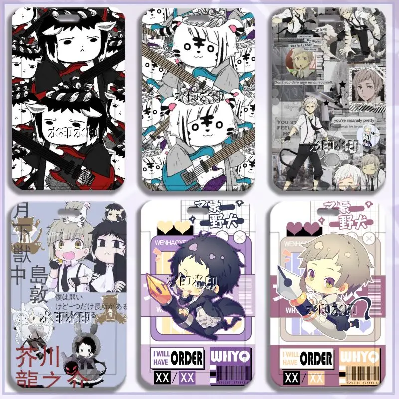 ناكاجيما أتسوشي حامل بطاقة أنيمي الائتمان معرف البنك حافلة بطاقة عرض الصور حامل واقية مكتب اللوازم المدرسية