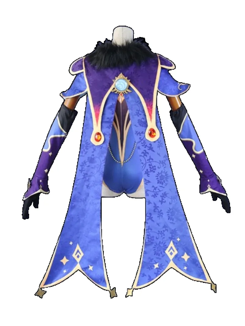 Game Genshin Impact Mona Anime Cosplay Costumes Halloween Carnival Party Costume for Women Sexy Feminino Uniform Suit Wig