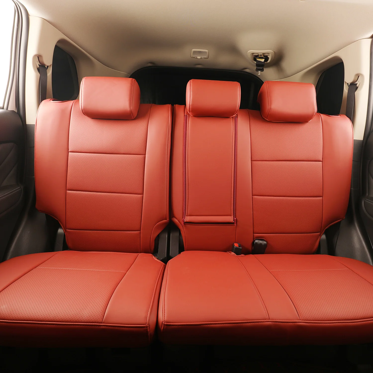 Custom comfortable leather Auto seat covers full coverage car seat covers for Outlander