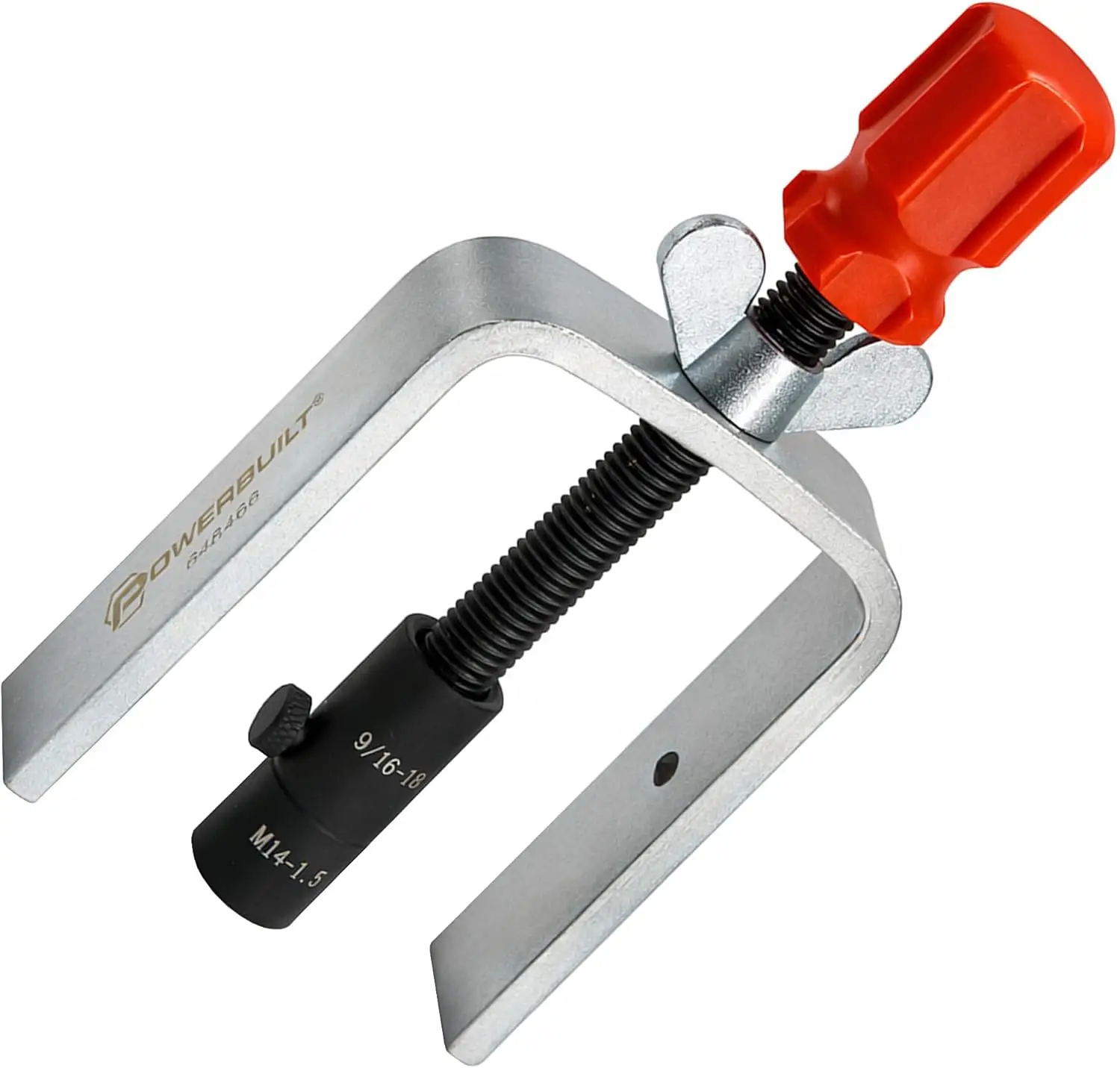 

Reversible Steering Wheel Lock Plate Remover with 9/16-18 & M14-1.5 Threads for Easy Snap Ring Installation and Removal