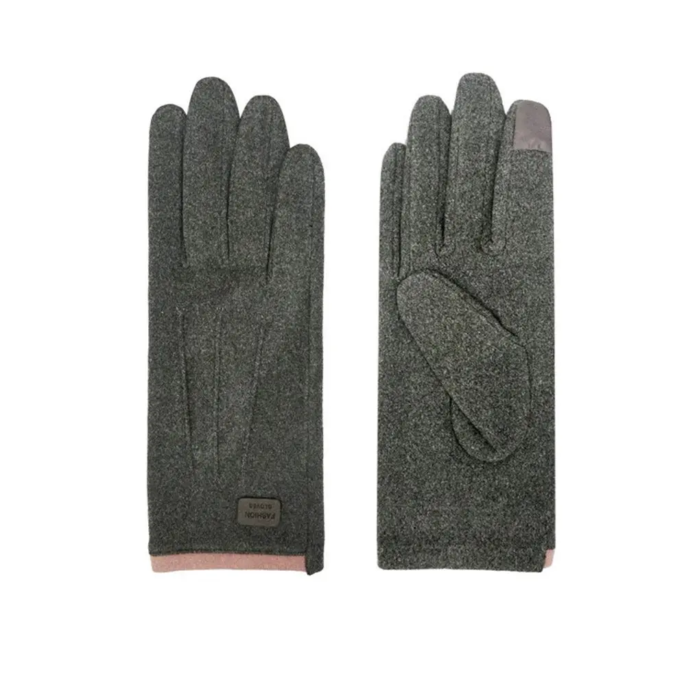 Autumn Winter Windproof Driving Outdoors German Velvet Touch Screen Gloves Cycling Gloves Women Gloves Warmer Mittens