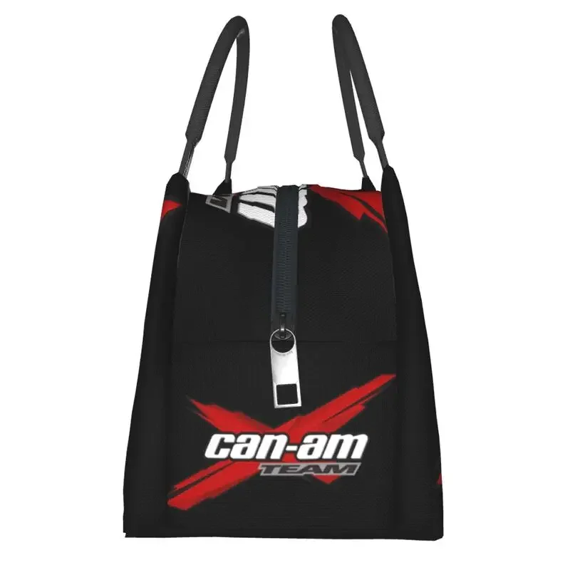 Can Am BRP ATV Logo Insulated Lunch Bags for Women Resuable Thermal Cooler Bento Box Beach Camping Travel