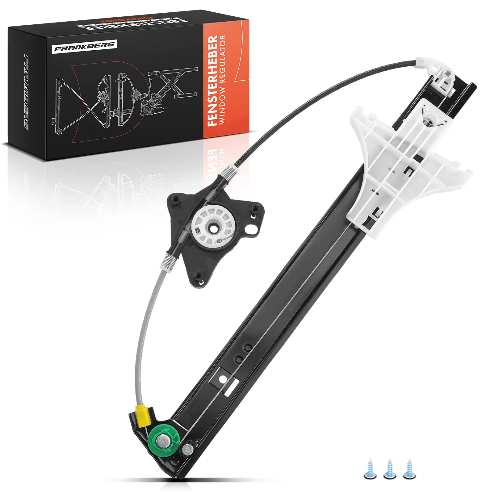 Frankberg 1x Elektrische Raammechanisme Achter Links voor VW Golf V 1K1 Jetta III 1K2 1.4L 1.6L 1.9L 2.2.5L 2003-2010 1K4839461
