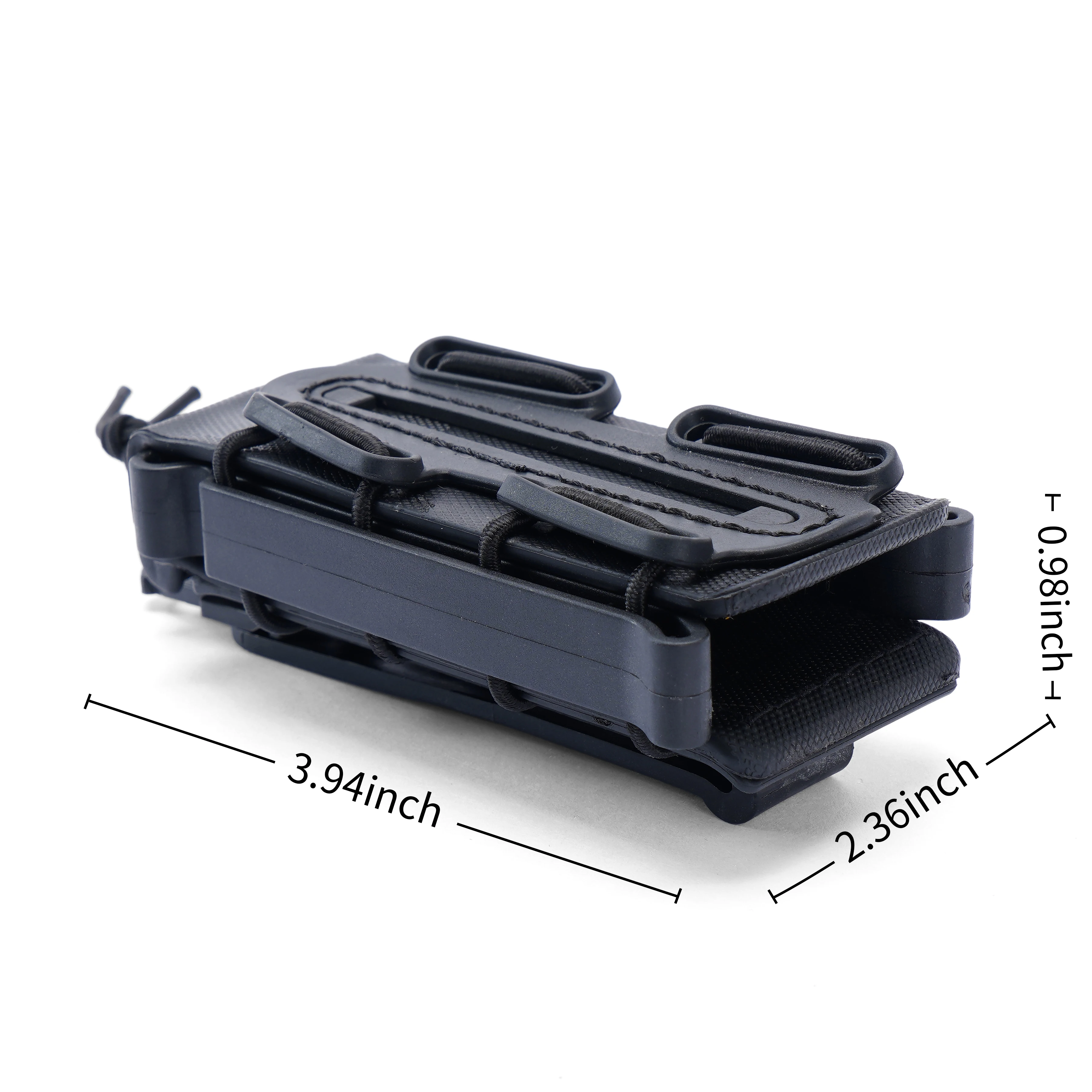 

Tactical Molle Mag Pouch AR15 9mm Scorpion Fast Mag Quick Release TPR Adjustable Holster Airsoft Accessories