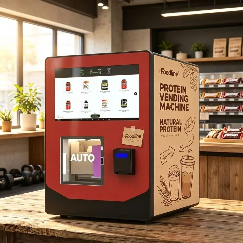 FL High ROI Tabletop Protein Powder Vending Machine with Smart AI Mixing Tech and Auto Cup Dropping for Boutique Gyms